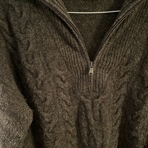 J.Crew Cable-knit half-zip sweater in Supersoft yarn - Picture 4 of 6